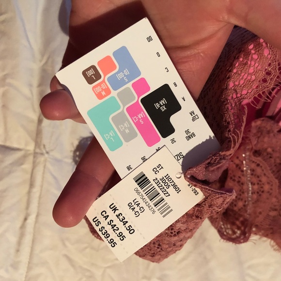 COPY - Victoria’s Secret PINK mauve / rose bralette - Picture 3 of 5